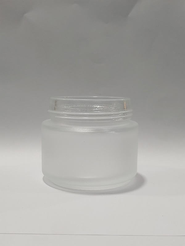 100 GM Frosted Glass Cream Jar